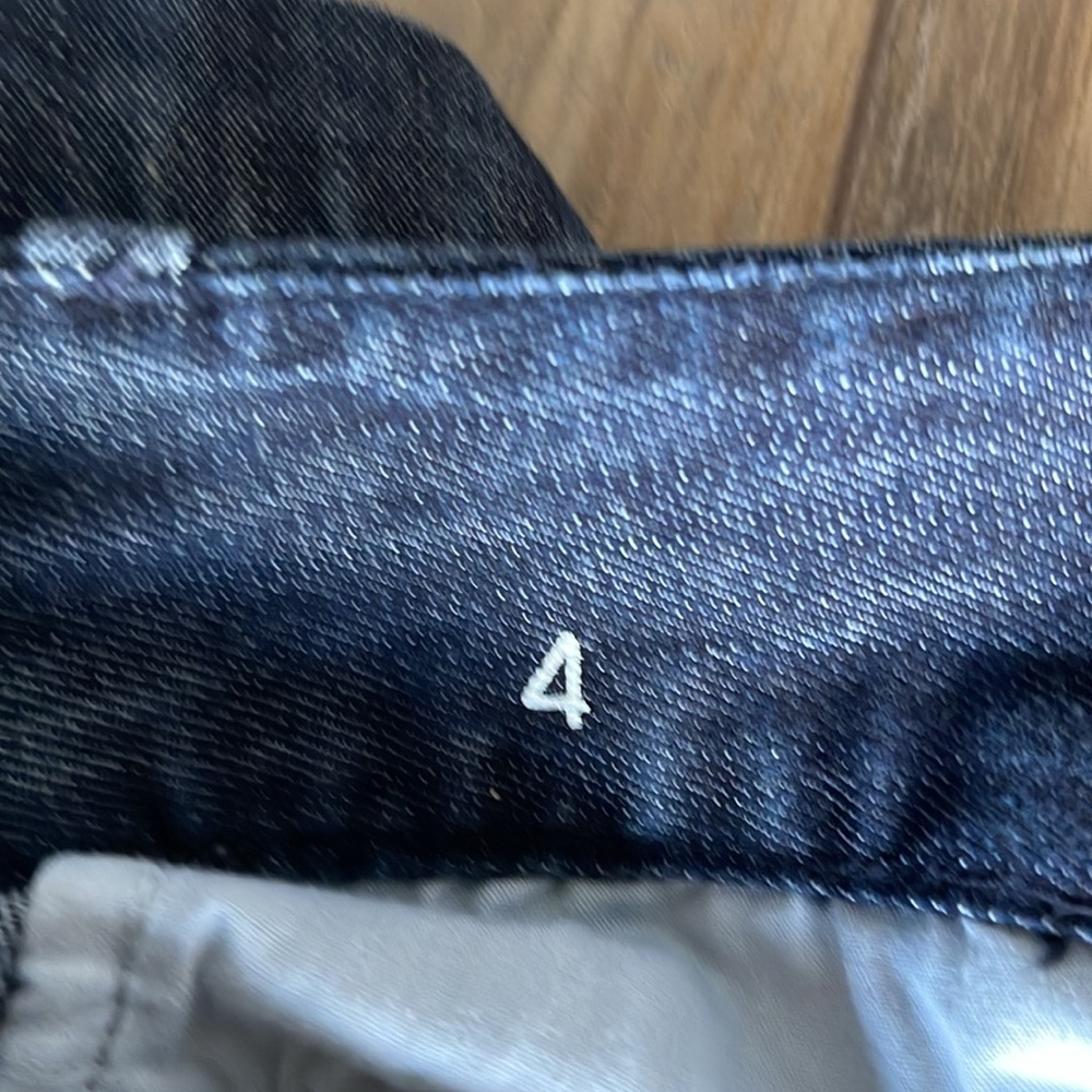 Loft Dark Denim Shorts - Picture 4 of 4